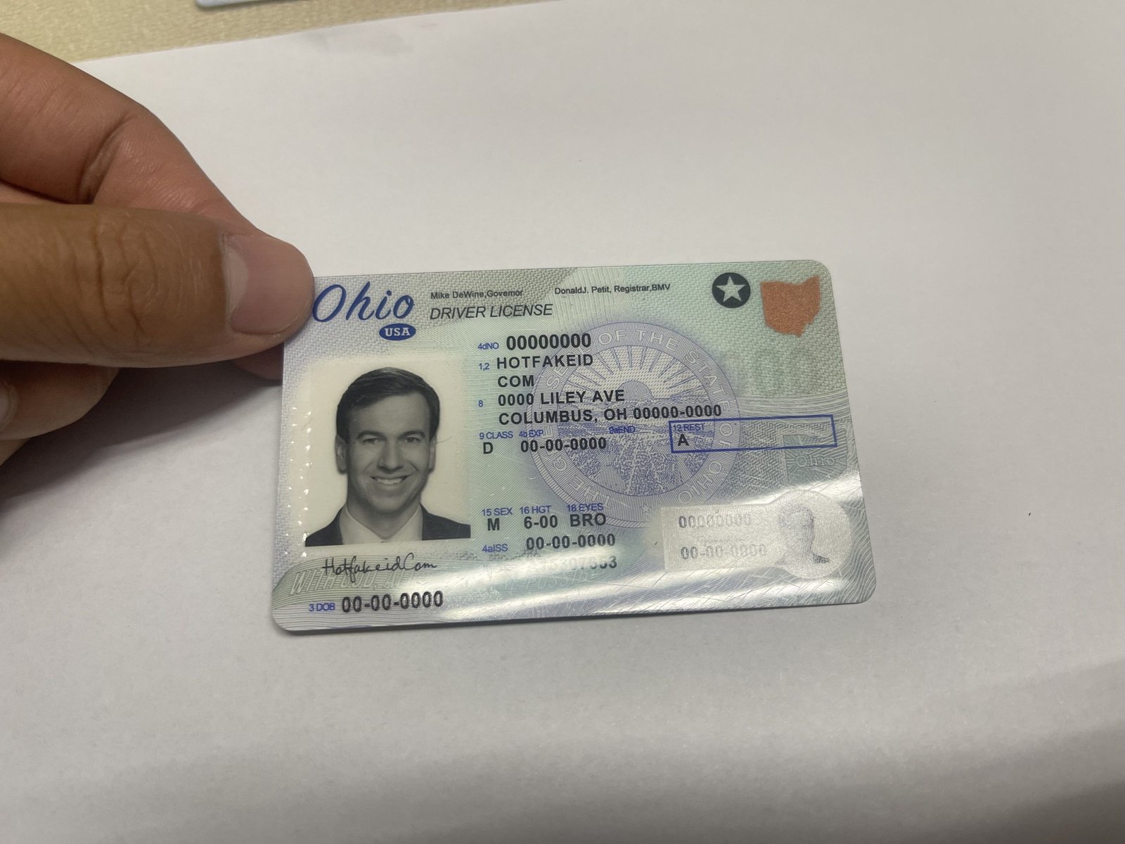 Ohio Fake ID – FakeIdcard.shop